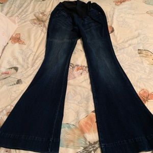 EUC Wendy bellissimo stretch flare leg maternity